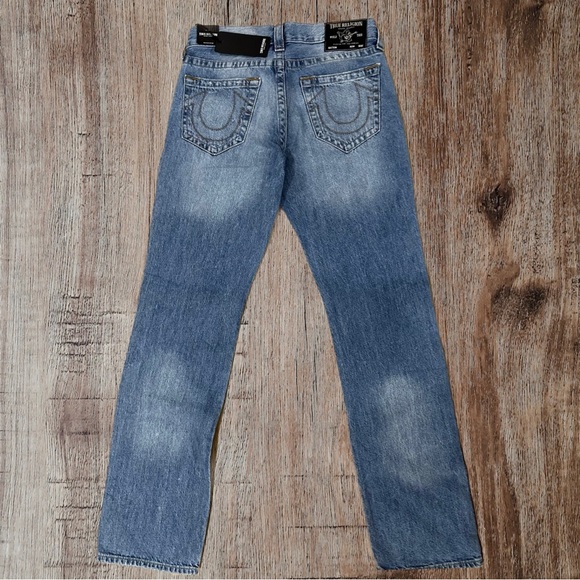 True Religion Other - True Religion Ricky Relaxed Straight Distressed Jeans Size 29x32